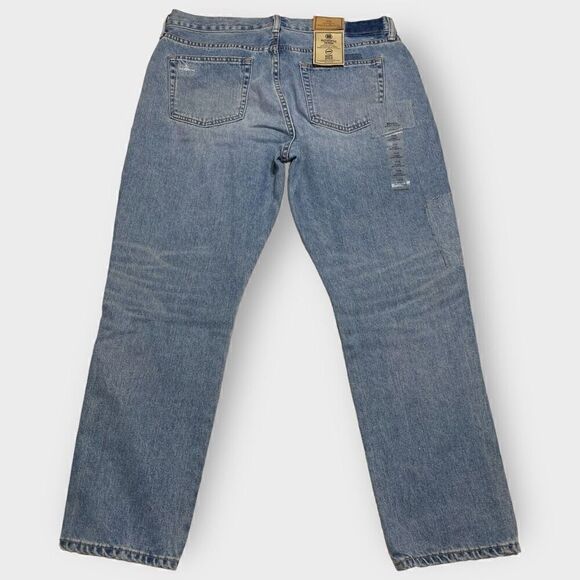 Polo Ralph Lauren Avery Boyfriend Patchwork Distressed Jeans Womens size 31 New - Picture 6 of 12